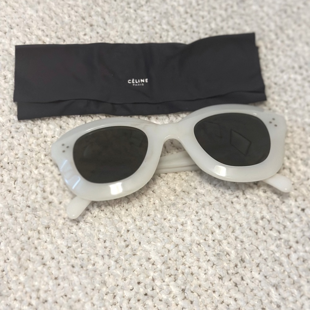Authentic white Celine sunglasses. NEW!!!